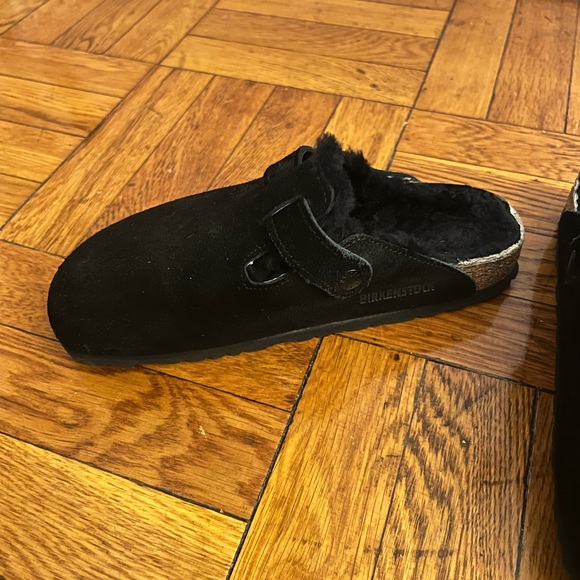 Birkenstock Boston Lined Suede Clogs - Picture 6 of 7